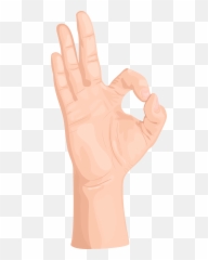 Download Ok Hand Sign Png - Transparent Ok Hand Png Emoji,Ok Hand Emoji