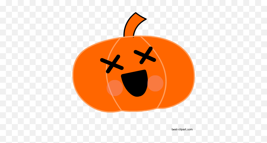 Free Halloween Clip Art - Cartoon Pumpkin Transparent Background Emoji,Ghost Emoji Pumpkin Carving