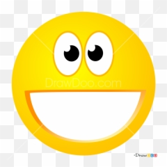 How To Draw Laugh Smilies - Wide Grin Emoji,Emoticons That Work On Minecraft Signs