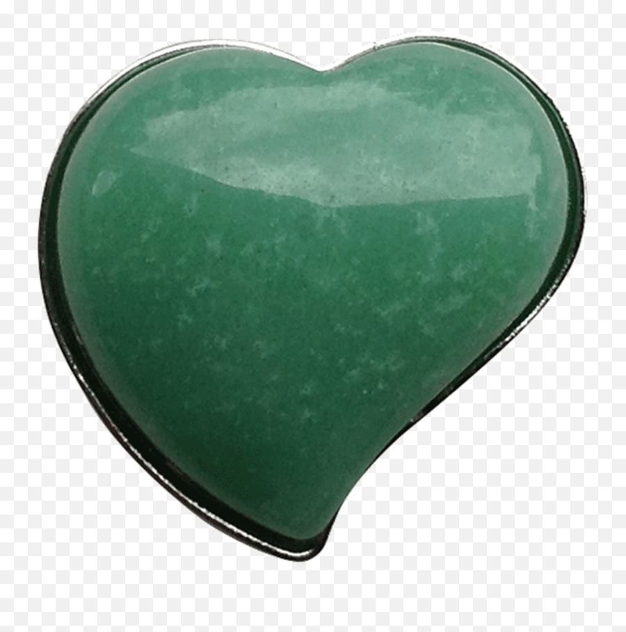 Readygolf Marcador De Bolas En Forma De Corazón De Piedras Preciosas - Aventurina Verde Solid Emoji,Como Se Pone El Emoticon De Ojos De Corazon