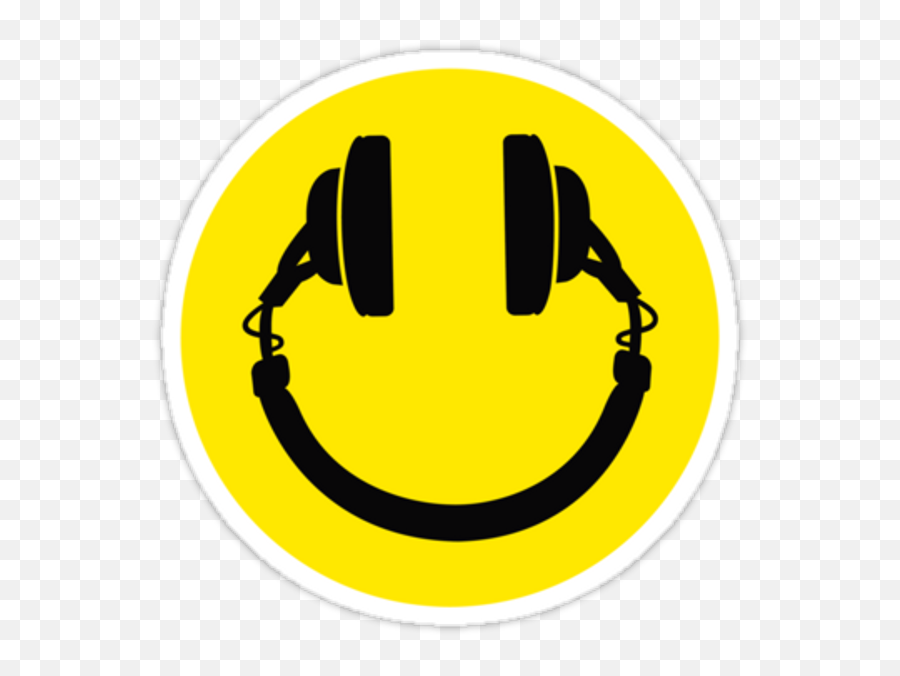 Old School Volume 10 - Smiley With Headphones Emoji,Hoyle Emoticon