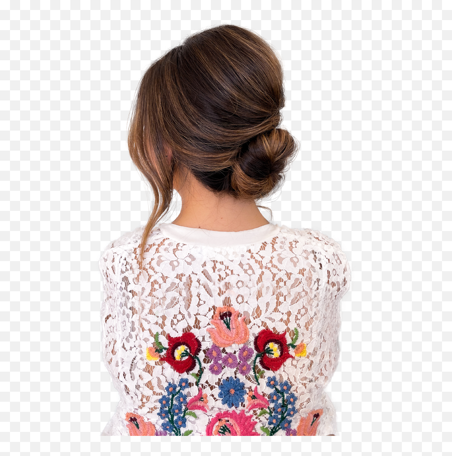 Services U0026 Looks - The Blowout Bar Long Sleeve Emoji,Female Emoji Faces With Hair In A Bun