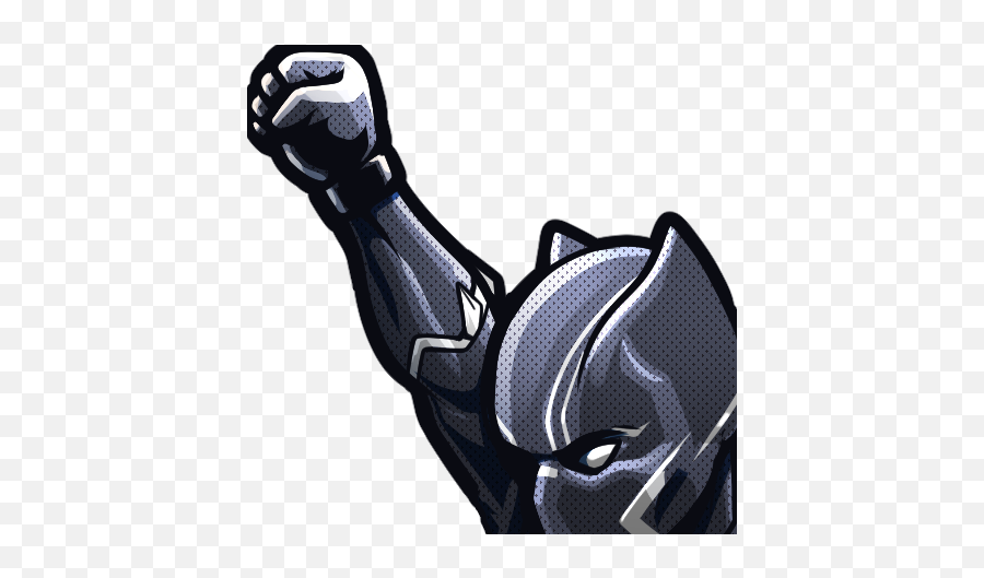 Nicholas Bilcliffe - Black Panther Emotes Emoji,Twitch Emoticon Black
