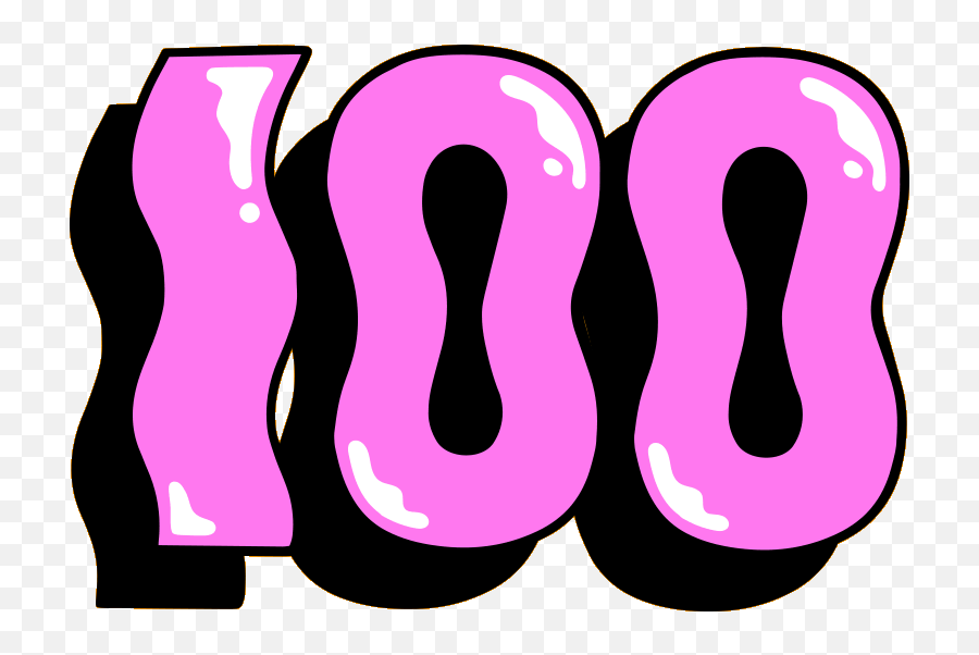 The Best 9 100 Gif Transparent - Pink Pop Culture Art Emoji,Primo Discord Emojis