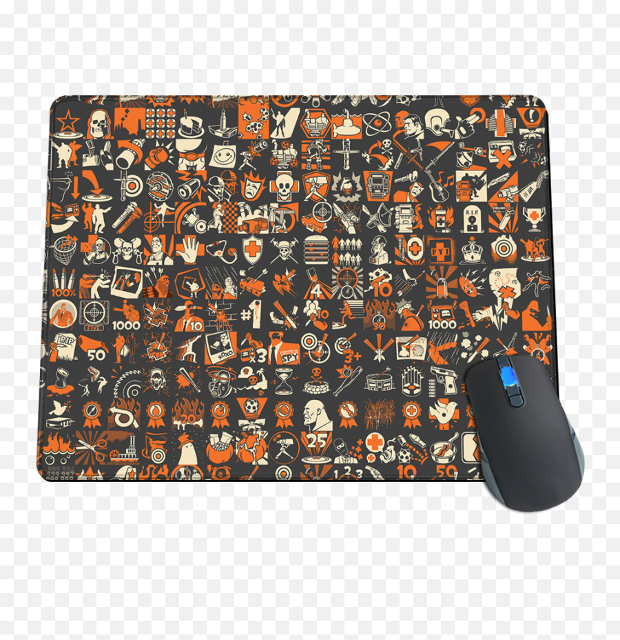 Valve Storetf2 Achievement Mousepad - Tf2 Achievement Mousepad Emoji,Tf2 Pyro Emoticons