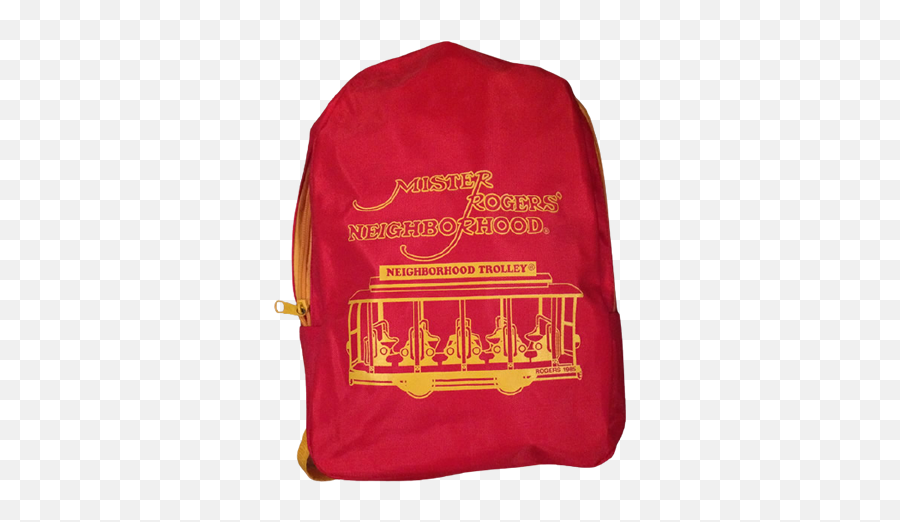 Neighborhood Trolley Backpack Emoji,Mr Rogers Emotion Song