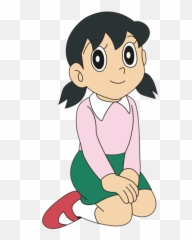 The Main Five Characters - Shizuka Sticker Emoji,Five Man Band Emotions