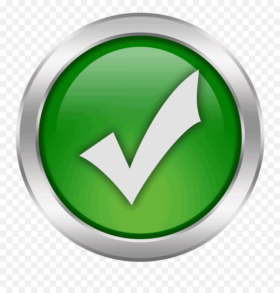 Download Tick And Cross Mark Clipart Check Mark Clip - Green Tick Cross Button Png Emoji,Checkmark Emoji