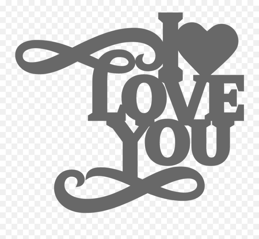 I Love You Svg - Svg Eps Png Dxf Cut Files For Cricut And Emoji,I Love You & Miss You Emoticons