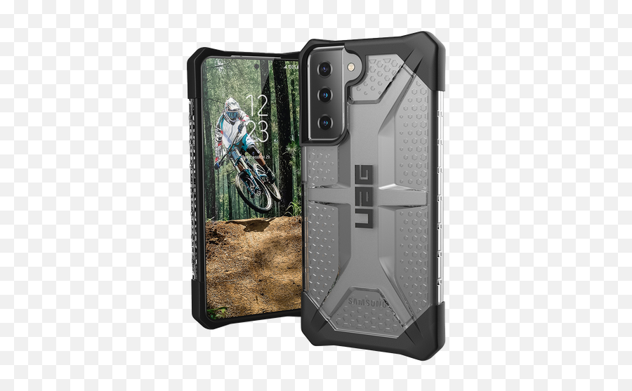 Urban Armor Gear Uag - Plasma Case For Samsung Galaxy S21 5g Ice And Black Emoji,Safe Emojis For Samsung Galaxy S4