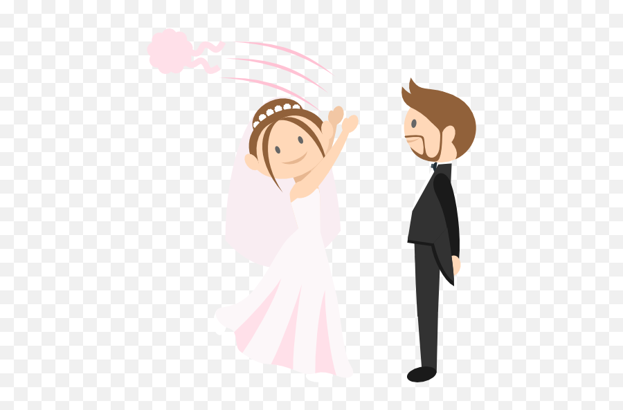 Wedding Couple Love Icons Png - 4951 Transparentpng Cute Bride And Groom Png Emoji,Emoji House Bride