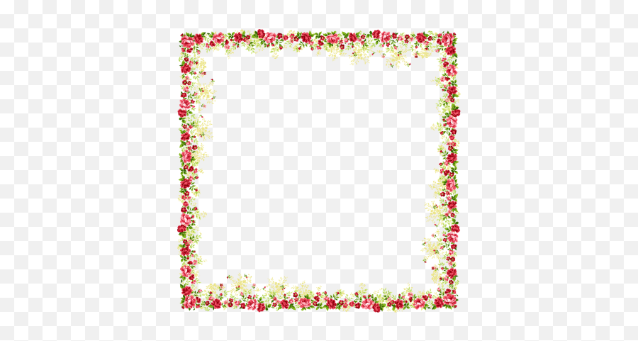 Flower Designs Border Png - 5614 Transparentpng Emoji,Disney Emoji Borders