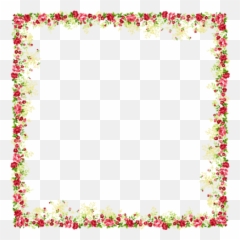 Flower Designs Border Png - 5614 Transparentpng Emoji,Disney Emoji Borders