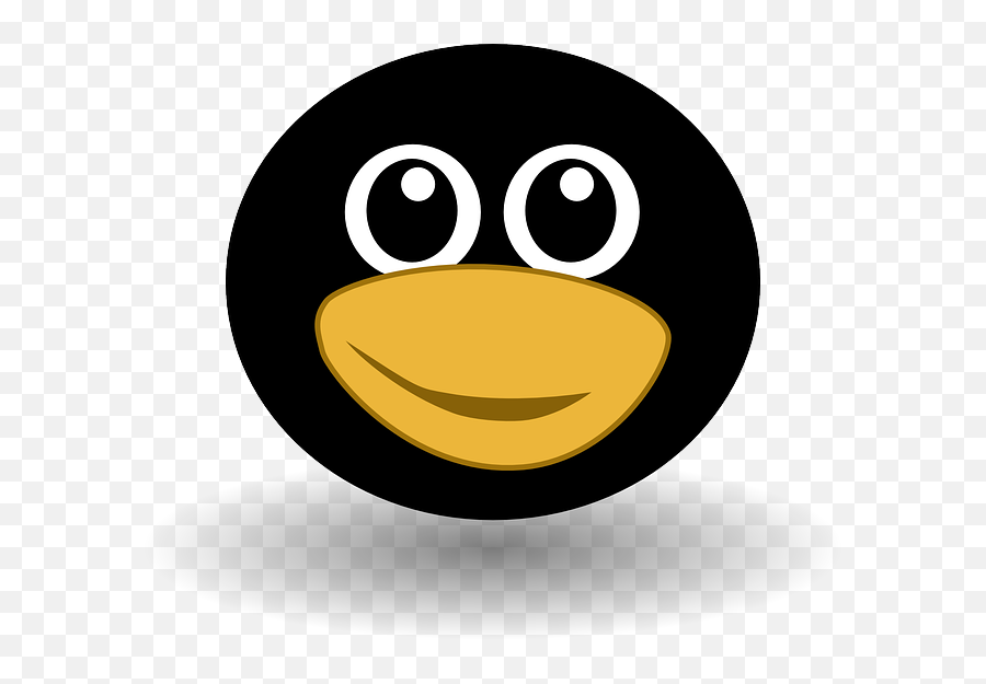 Public Domain Lucu Emoticon Funny - Clipart Penguin Face Emoji,High Five Emoticons