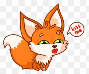 Fox - Beautiful Cute Stickers By Yuri Andryushin Emoji,Fox Emoji