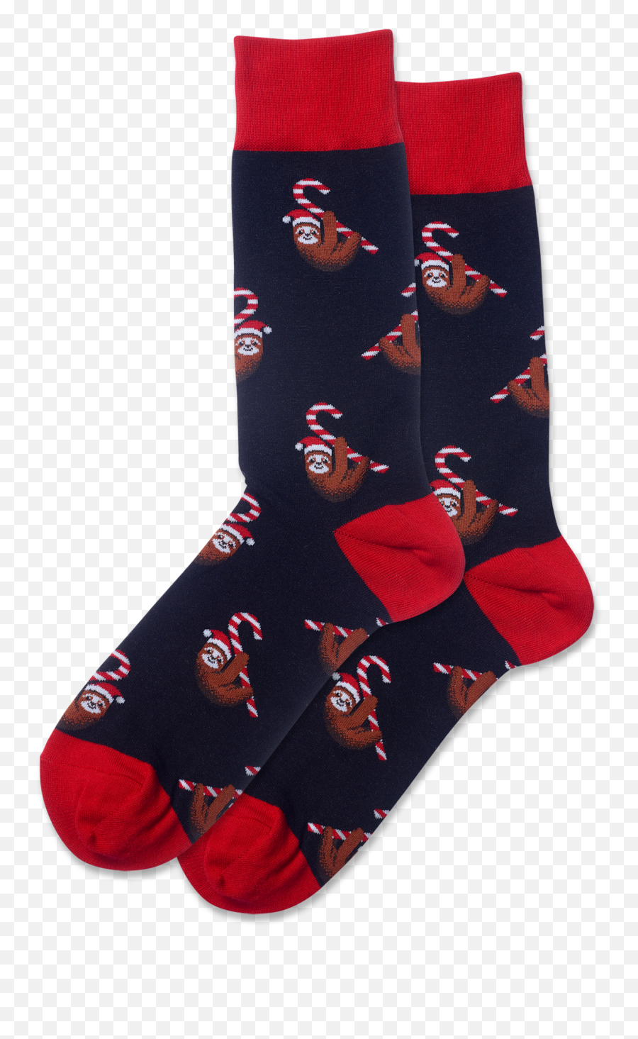 Menu0027s Candy Cane Sloth Crew Socks Emoji,Candy Emoji Variations Chart