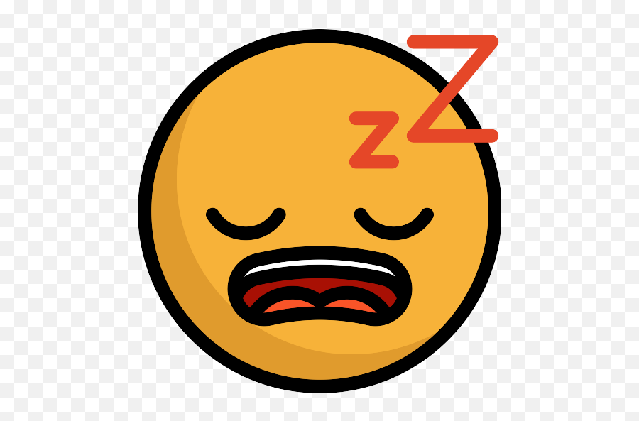 Sleepy Emoticon Square Face Vector Svg Icon 5 - Png Repo Sleepy Emoji Clipart Black And White,Sleep Emoji