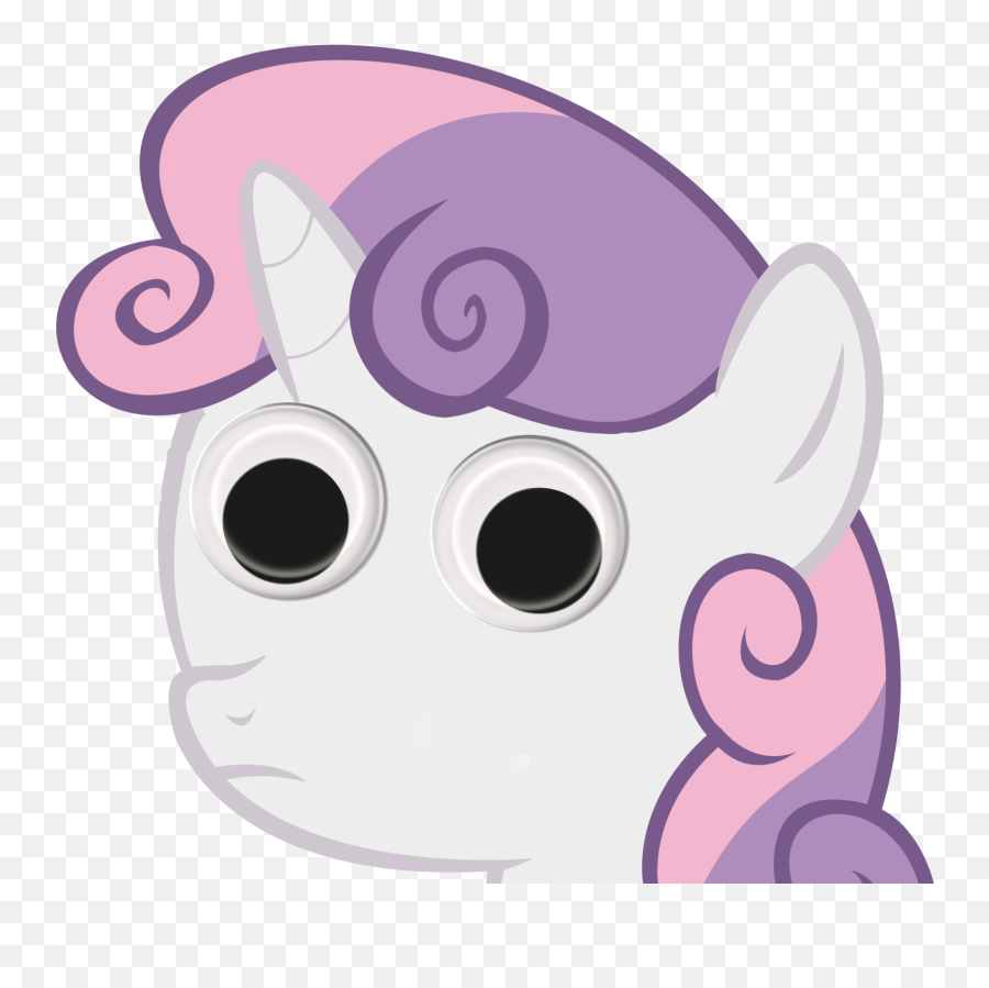 Sbstare Design A Footer For The Plounge Mlplounge - My Little Pony Sweetie Belle Ass Emoji,Eye Roll Emoticon