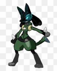 Dark Deku Sans Lucario - Mega Evolution Blaziken Emoji,Lucario Emoji