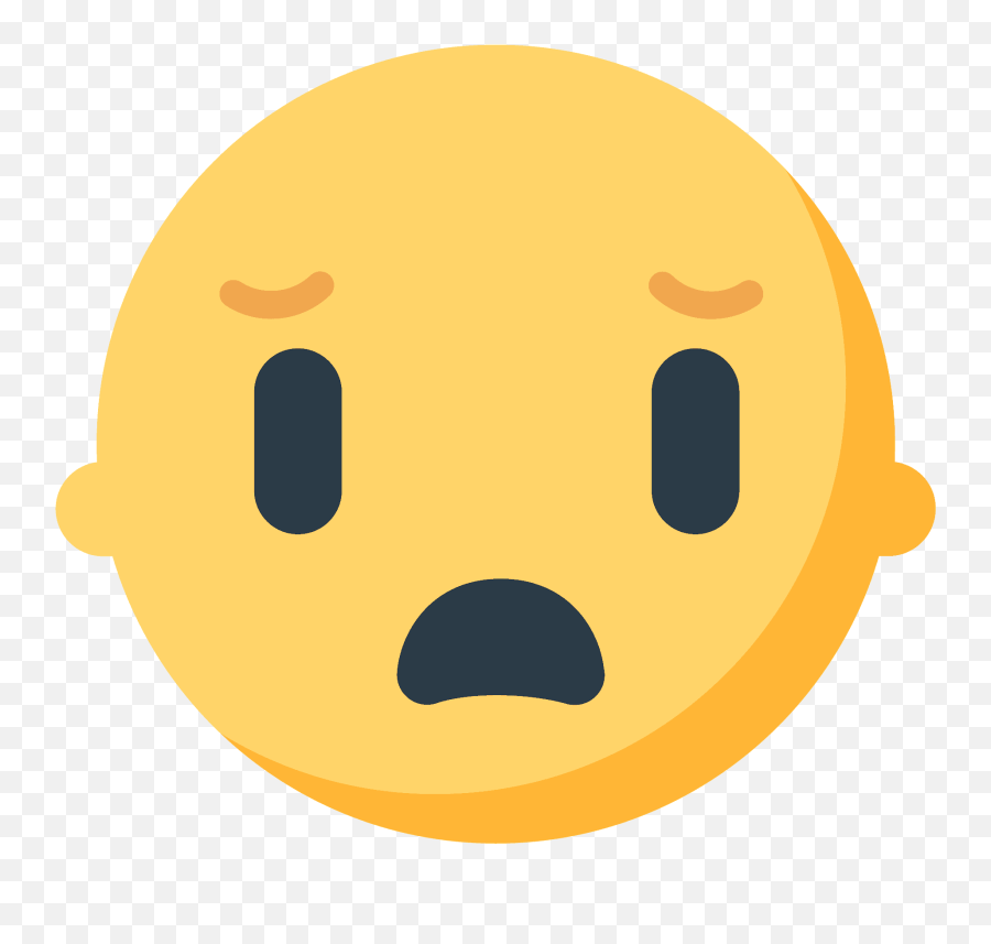 Frowning Face With Open Mouth Emoji - Frowning Face With Open Mouth Emoji,Frown Emoji