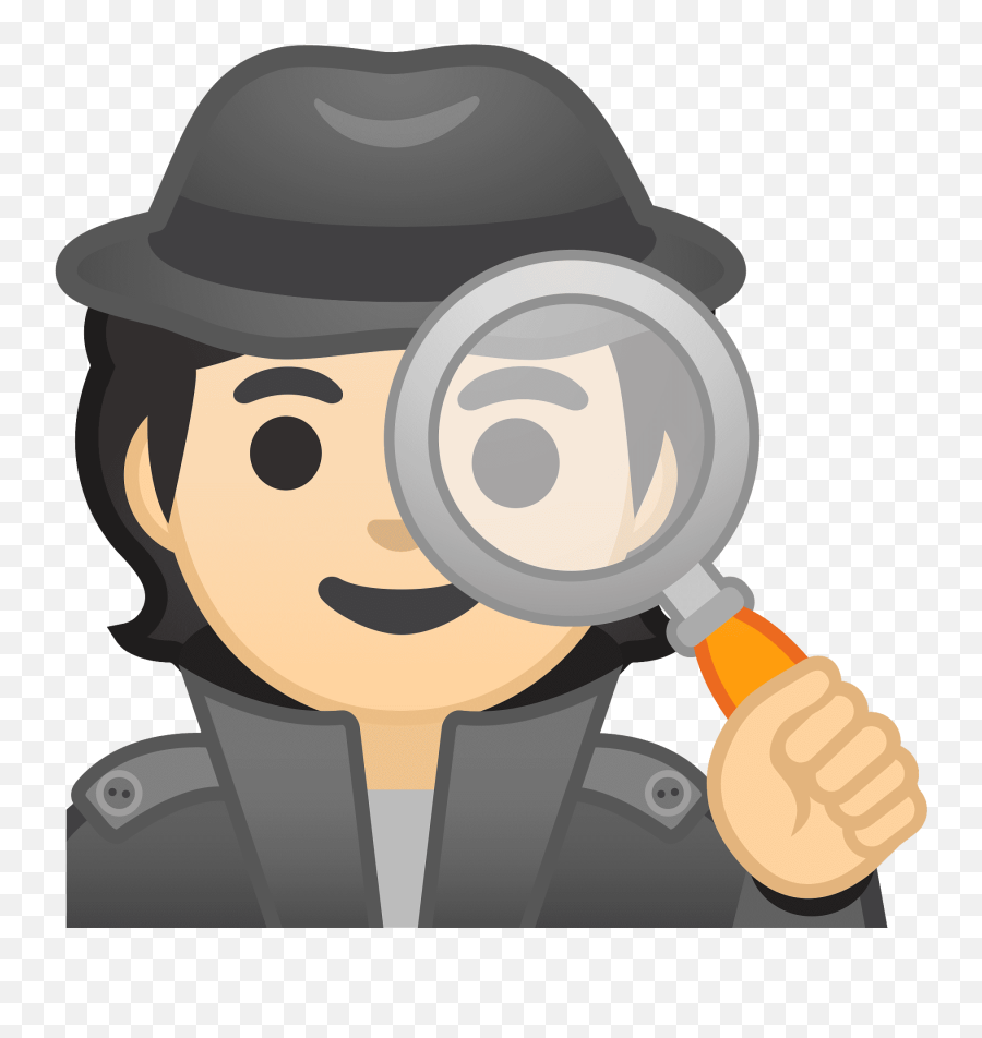 Noto Emoji Pie 1f575 1f3fb 200d - Sherlock Holmes Emoji,Fedora Emoji