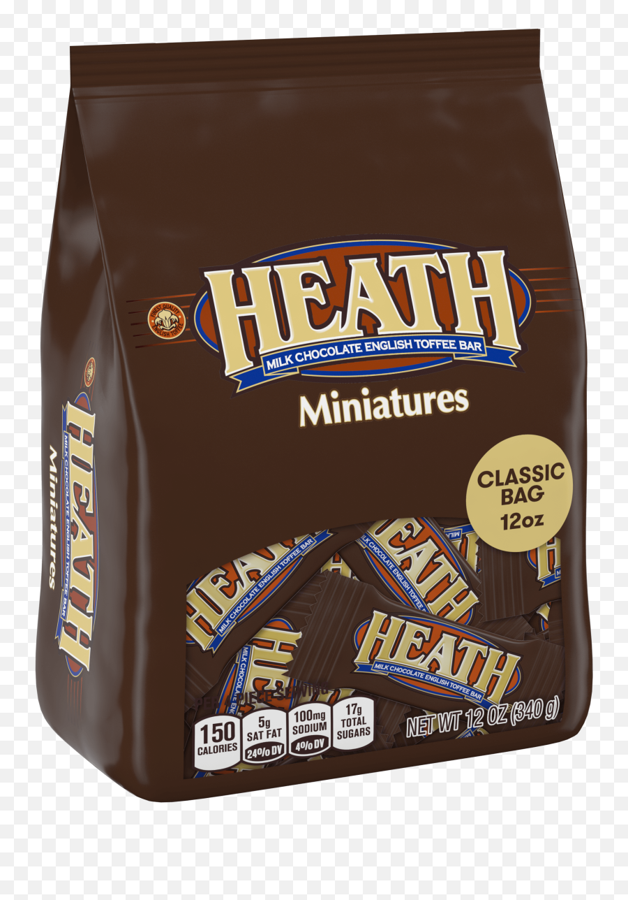 4 Heath Toffee Bar Miniatures 12 - Heath Milk Chocolate Toffee Bar Emoji,Lindt Mini Milk Chocolate Emojis