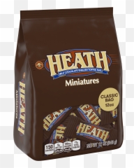 4 Heath Toffee Bar Miniatures 12 - Heath Milk Chocolate Toffee Bar Emoji,Lindt Mini Milk Chocolate Emojis