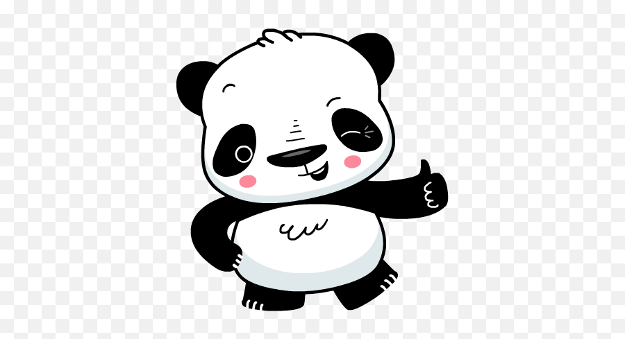 Panda Emoji On Behance - Panda Eating Cake Cartoon,Punch Emoji