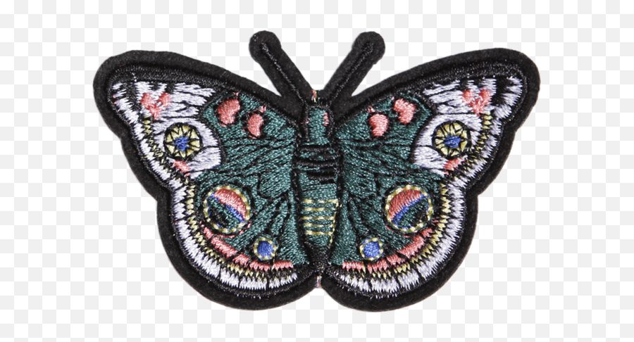 Beautiful Butterfly Customization - Embroidered Butterfly Patch Transparent Emoji,Buy Emotion Butterfly