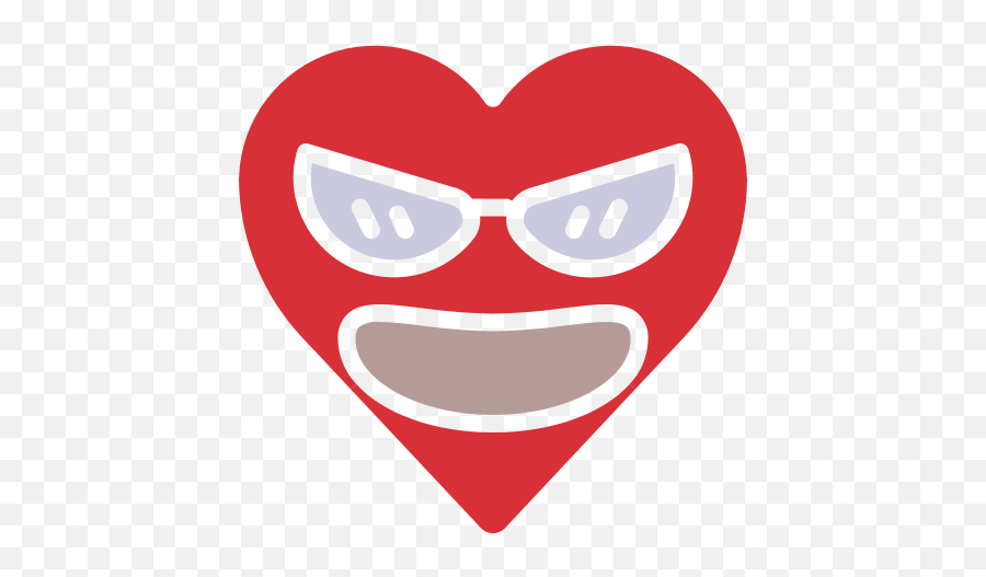 Cool Emoji Emotion Handsome Heart Sunglasses Icon - Happy,Sunglasses Emoji Png
