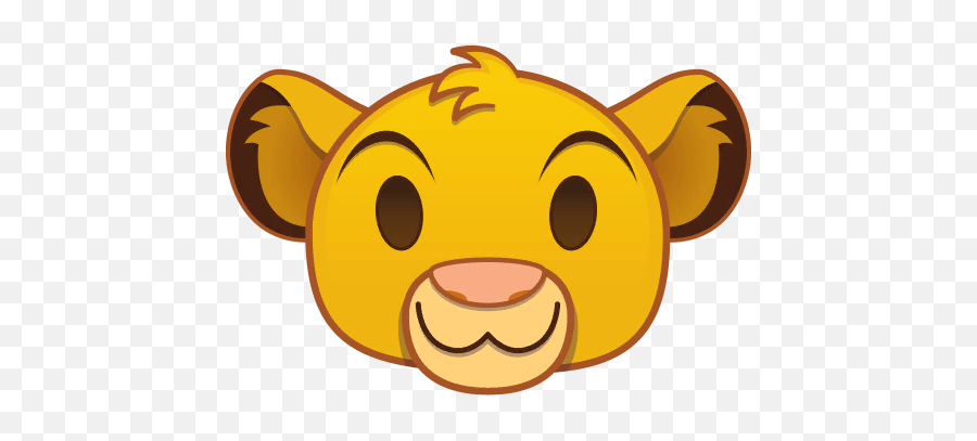 Simba As A Kid Emoji - Smiling Drawing By Disney Disney Emojis,Crab Emoji
