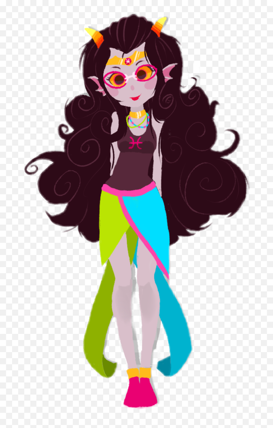 Homestuck Feferi Betatrolls Sticker - Feferi Peixes Emoji,Homestuck Feferi Emoticon