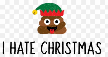 I Hate Christmas Funny Poop Emoji Gift - Hate Christmas,Picure Of Emojis Figet Spine