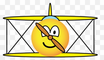 Biplane Emoticon Emoticons Emofacescom - Happy Emoji,;_; Emoticon