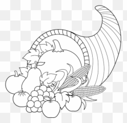 Thanksgiving Clipart Black And White - Thanksgiving Clipart Black And White Emoji,Black Family Happy Thanksgiving Emojis