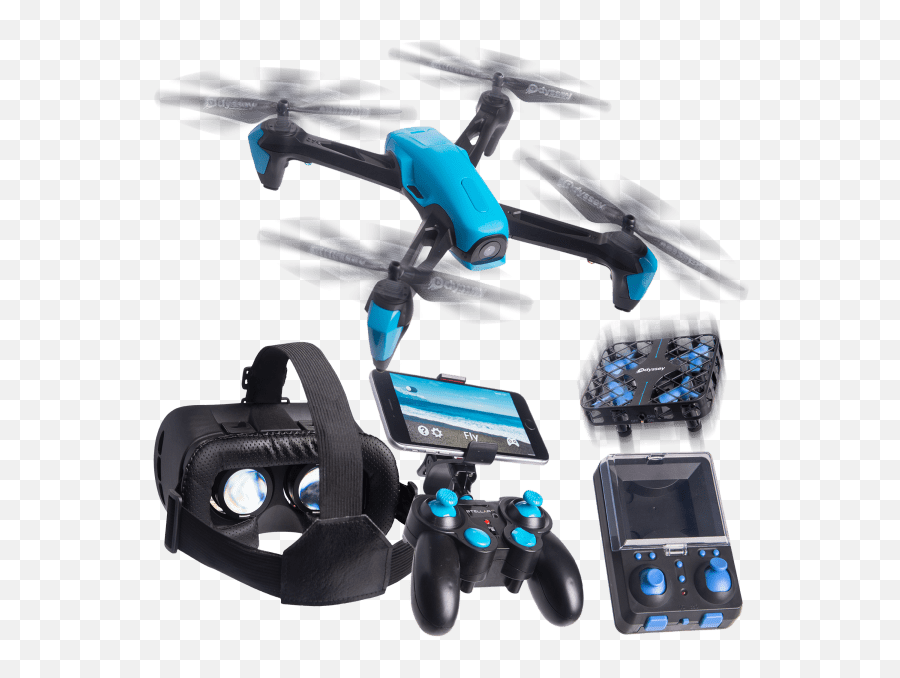 Odyssey Stellar Nx Drone Bundle With Mini Drone And Vr Headset - Portable Emoji,Emoji Pillows At Walmart