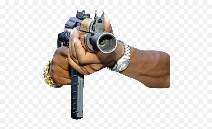 Hand Holding Gun Png Meme - Novocomtop Transparent Hand Holding Rifle Emoji,Knifehand Emoticon