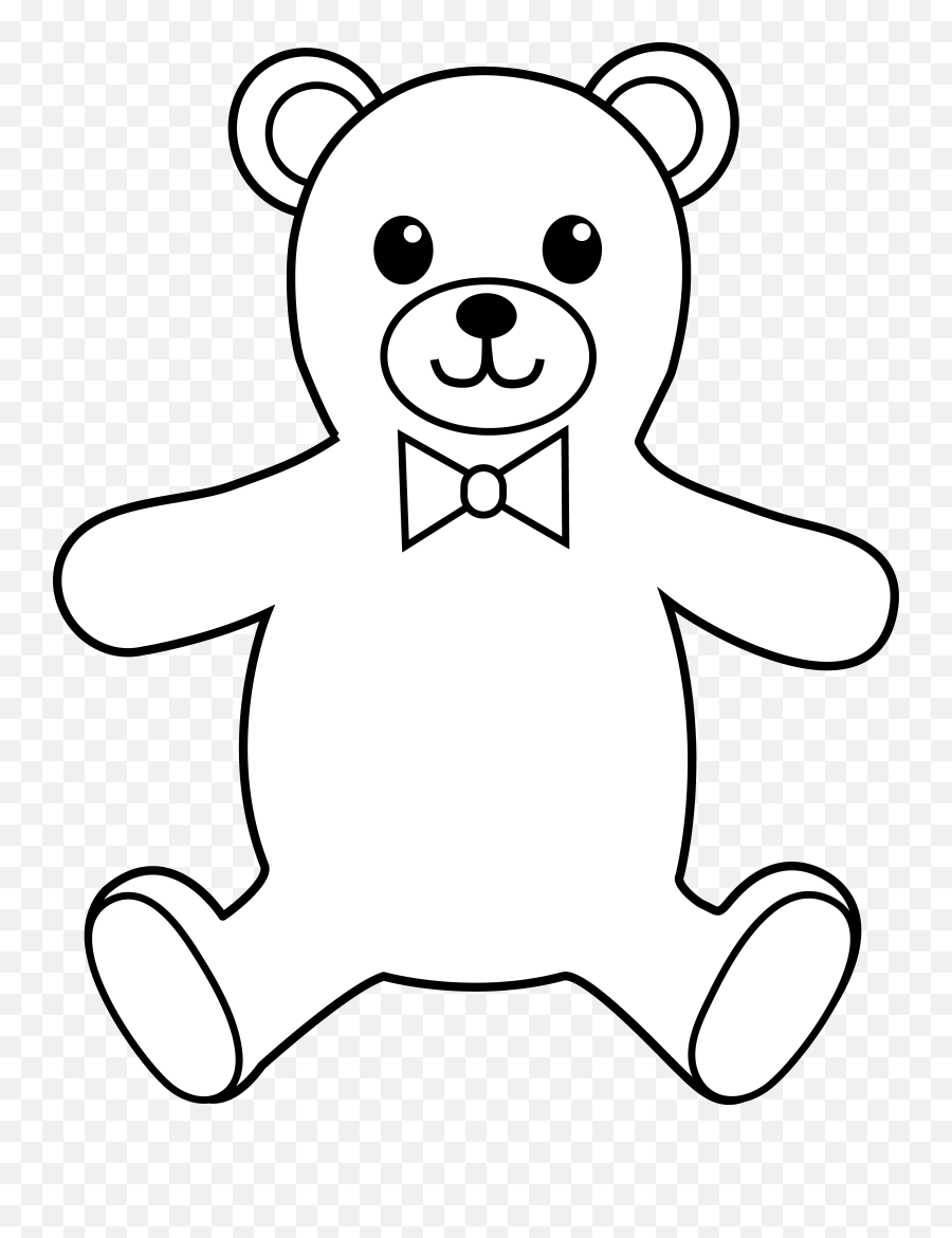 Free Gummy Bear Clip Art Black And White Download Free Clip - Teddy Bear Clipart Black And White Emoji,Gummy Bear Emoji
