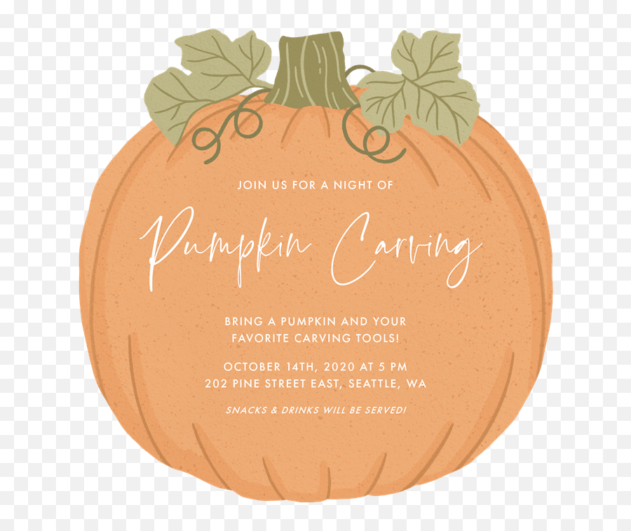 Friendly Ghost Invitations In Black Greenvelopecom - Gourd Emoji,Emoticon Pumpkin Carving Pictures