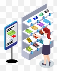 Pusheeze - The Phygital Commerce Button By Improveeze Phygital Mobile Retail Vector Emoji,Emotion Meter App?