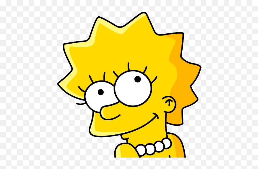 The Simpsons Sticker Pack - Stickers Cloud Lisa Simpson Avatar Emoji,Simpsons Emojis.