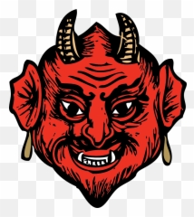 Satan Public Domain Image Search - Freeimg Devil Head Png Emoji,Whats The Emoticon For Devil Horns