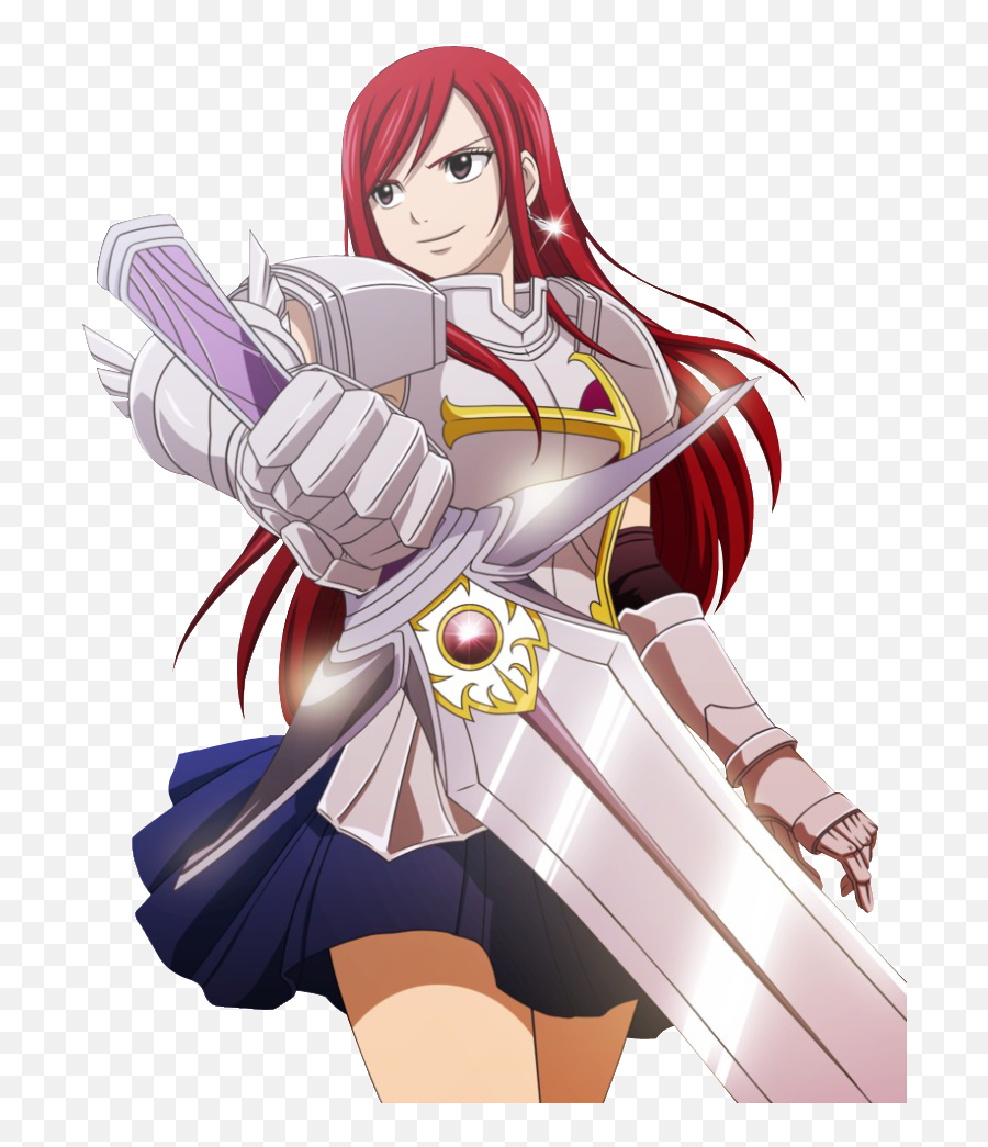 Erza Scarlet Fairy Tail Fanfiction Wiki Fandom - Fairy Tail Stickers Erza Emoji,Fairy Tail Erza Chibi Emoticon