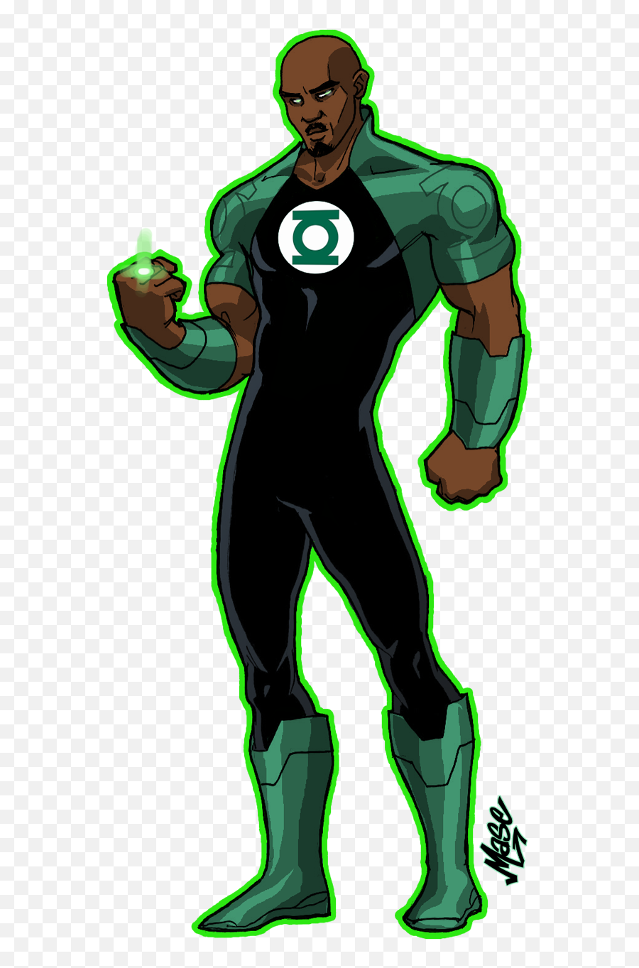 John Stewart Appreciation 2019 - Justice League Green Lantern Kartun Emoji,Green Lantern Emotion Spectrum