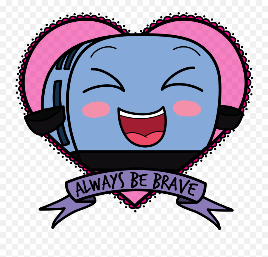 Always Be Brave Redbubble Society6 Teepublic - Be Brave Emoji,Fidget Spiner Emoticon