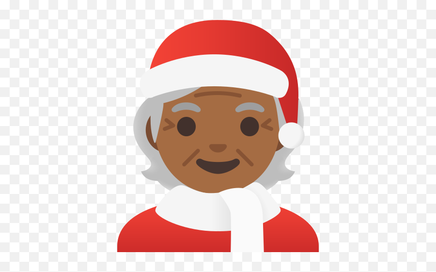 U200d Mx Claus Medium - Dark Skin Tone Emoji,Happy Holiday Emojis