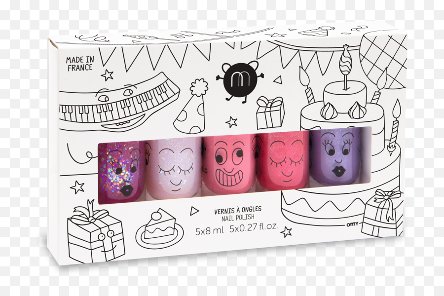 Party Water - Based Nail Polish 5 Set Nailmatic Emoji,You Vs Me Apple Nail Polish Emojis Party Water - Based Nail Polish 5 Set Nailmatic Emoji,You Vs Me Apple Nail Polish Emojis