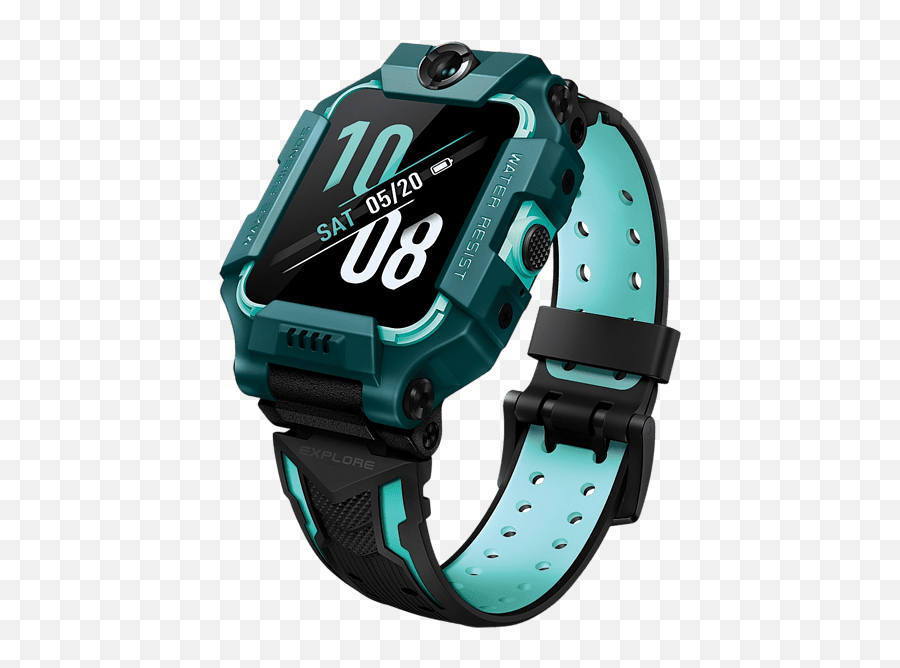 Smartwatch Imoo Z6 Green Para Niños 95 H Ipx8 Cámara De 8mp5mp Gps Abatible Verde Emoji,Centros De Mesa De Emojis Faciles