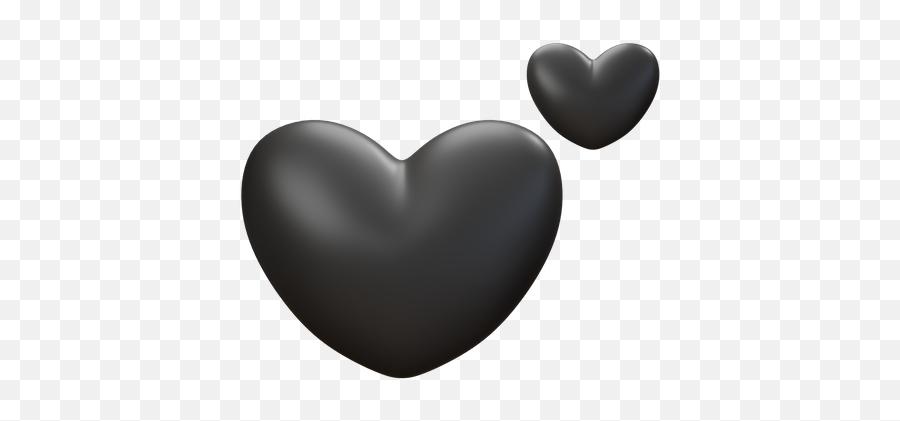 Heart 3d Illustrations Designs Images Vectors Hd Graphics Emoji,Black Heart Emoji