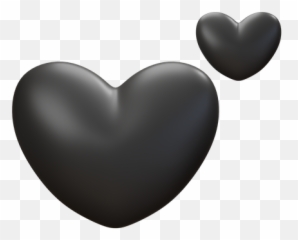 Heart 3d Illustrations Designs Images Vectors Hd Graphics Emoji,Black Heart Emoji